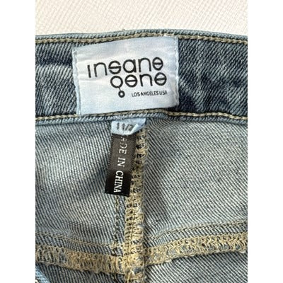 Insane Gene Womens Distressed High Waist Jeans Size 11/12