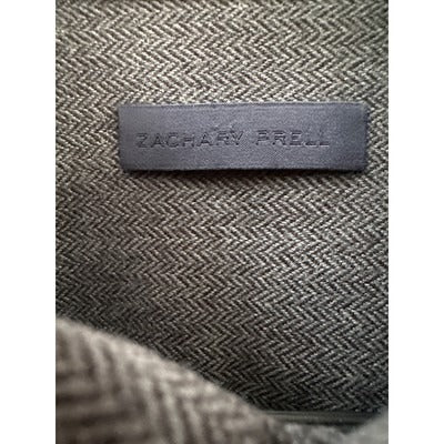 Zachary Prell Gray Wool Blend Button Down Size SM