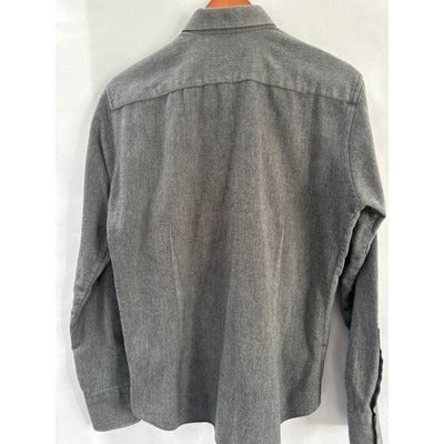 Zachary Prell Gray Wool Blend Button Down Size SM