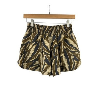 Women's prAna Pattern Thick Waistband Shorts - Size XS