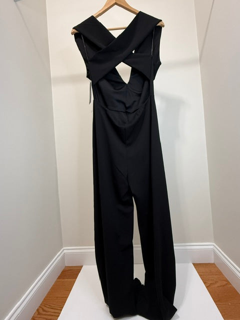 Lulus Thinking Out Loud Backless Wide Leg Jumpsuit SzXL NWT