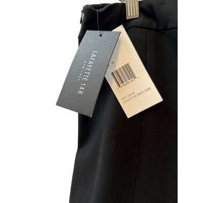 Women’s Lafayette 148 Black Knee-Length Pencil Skirt Sz 16