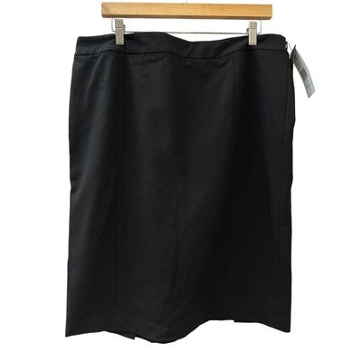 Women’s Lafayette 148 Black Knee-Length Pencil Skirt Sz 16