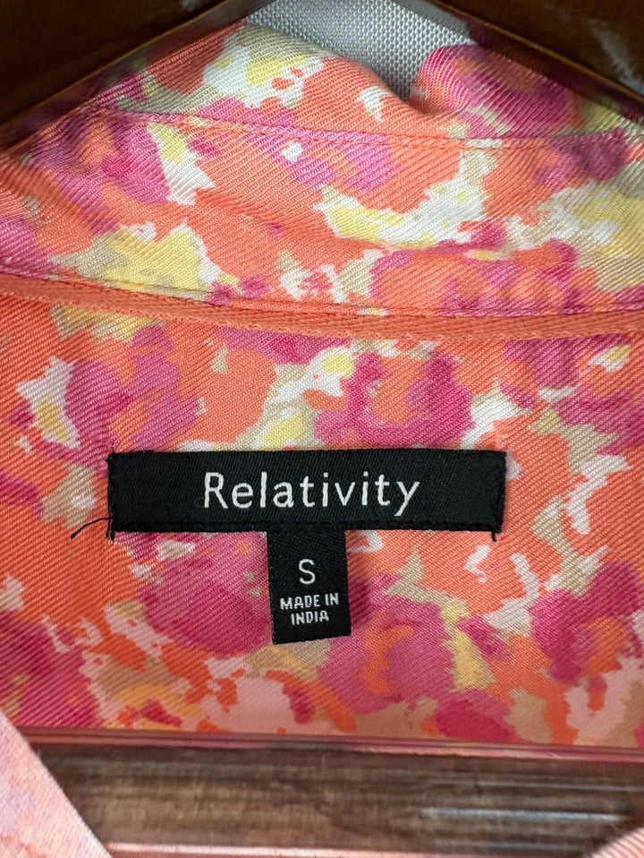 Women’s Relativity Small Multicolor Patterned Button Up