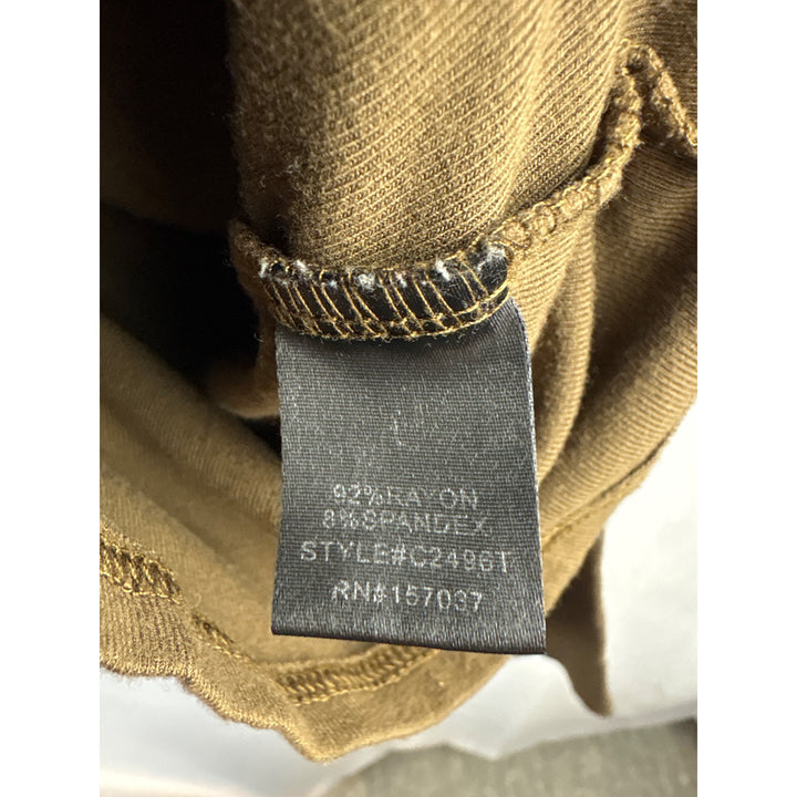 Women’s Et Clet Large Olive Green Long Sleeve Turtleneck