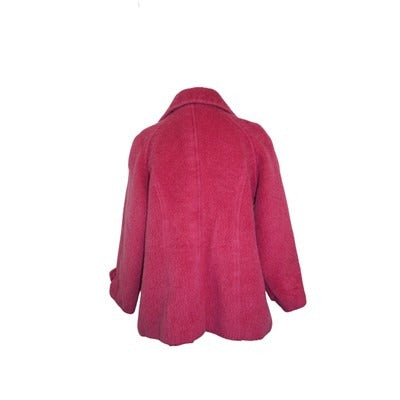 Jiaxueyuren Womens Wool Blend Peacoat Jacket With Button Accents Stylish & Warm Outerwear For Fall/Winter