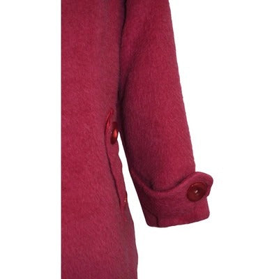 Jiaxueyuren Womens Wool Blend Peacoat Jacket With Button Accents Stylish & Warm Outerwear For Fall/Winter