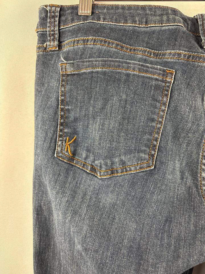 Women’s Kut from the Kloth Size 14 Dark Wash Blue Skinny Jeans