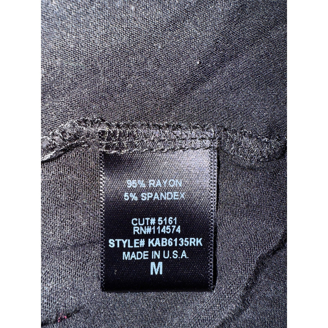 PLEIONE Black Women’s Ruffle Asymmetric Long Skirt Sz M