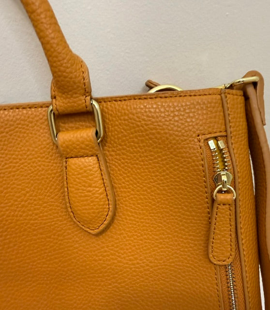 Tactica Elegant Protection Concealed Carry Satchel Butterscotch NWOT