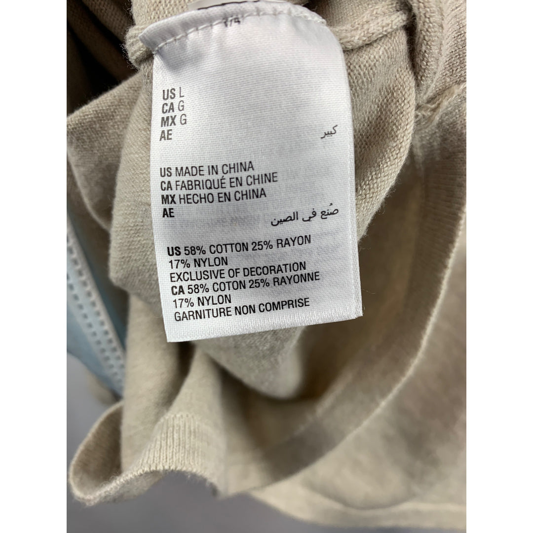 Women's Style & Co Gray Pull Over Shirt Size L