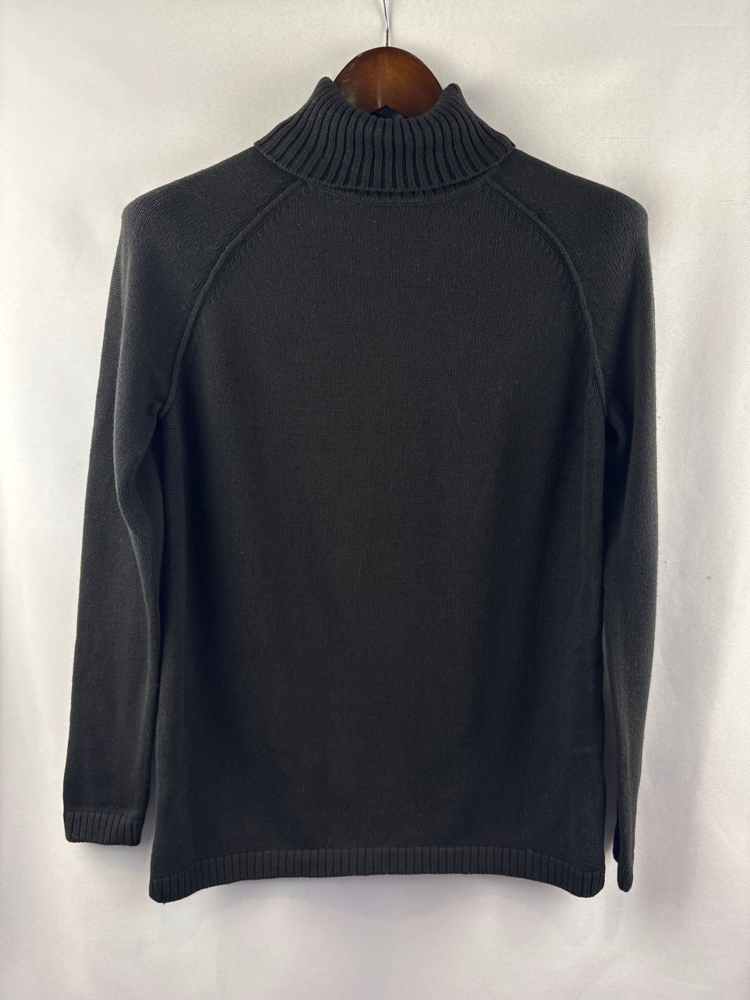 Women’s Jeanne Pierre Small Black Turtleneck Sweater
