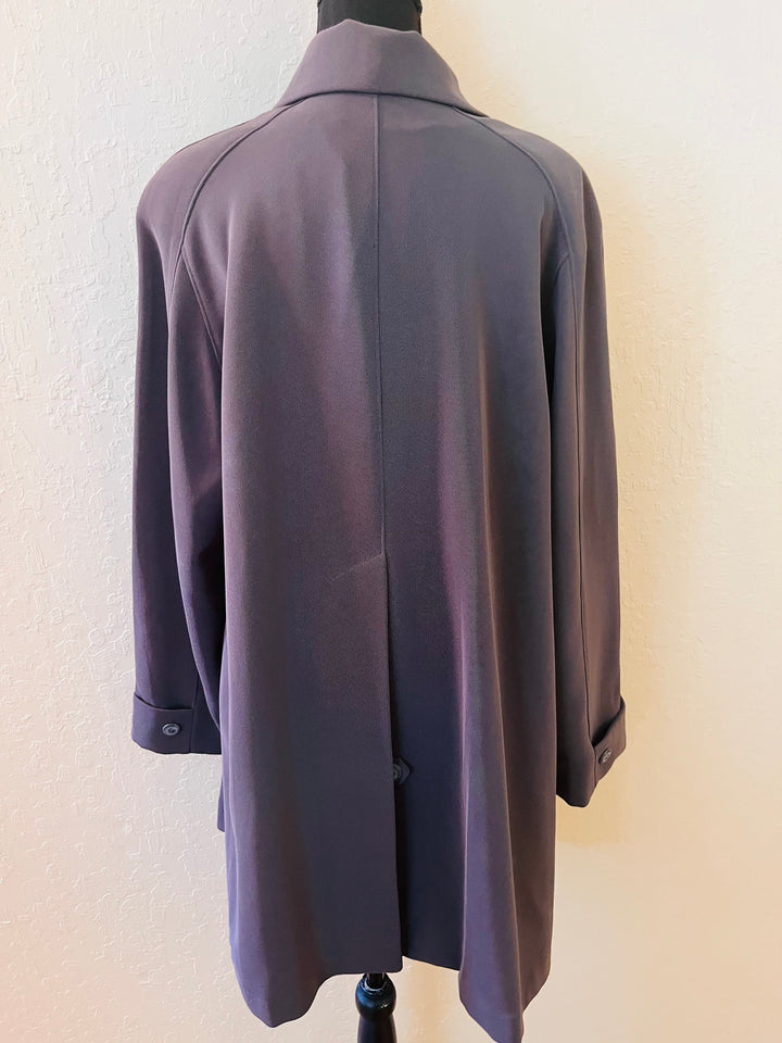 Vintage UTEX Design Women’s Trench Coat Classic Longline Jacket Timeless Outerwear