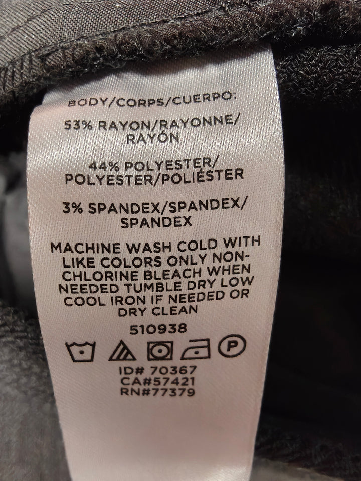 Womens Ann Taylor Dress Pants Black Size 12