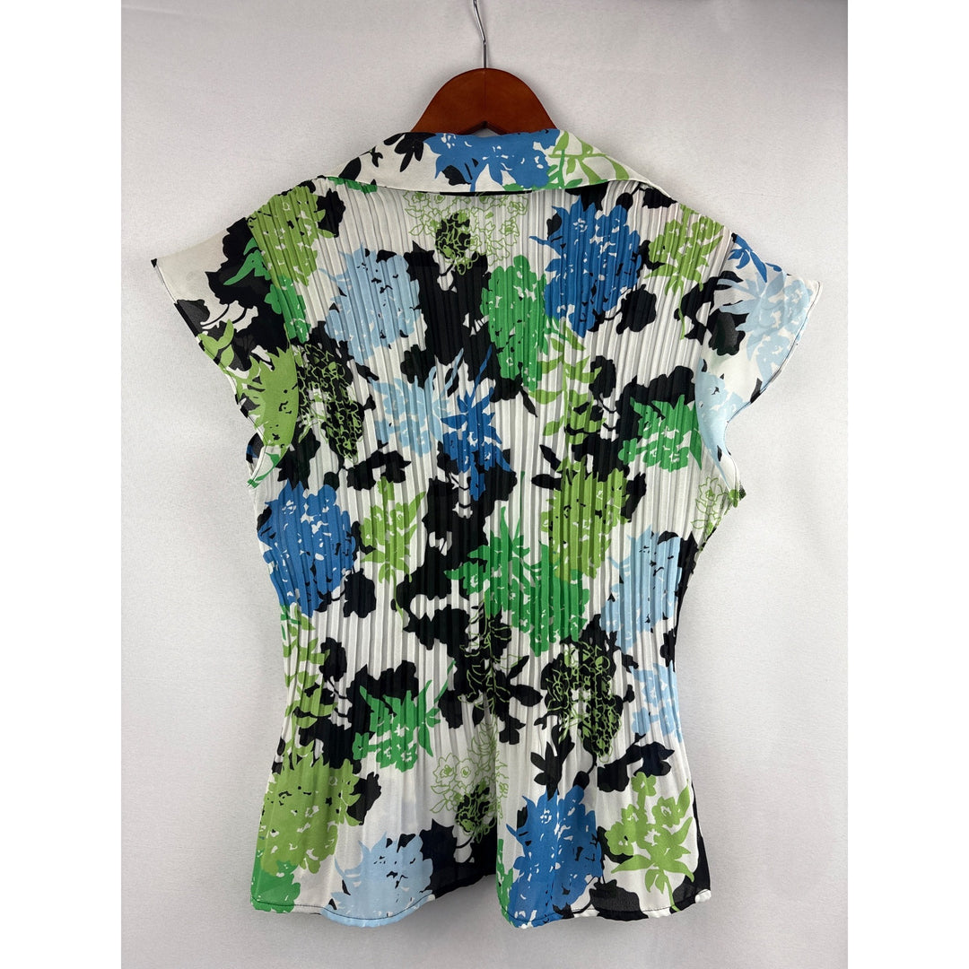 Women’s Allison Taylor Size Medium Multi Color Button Up Blouse