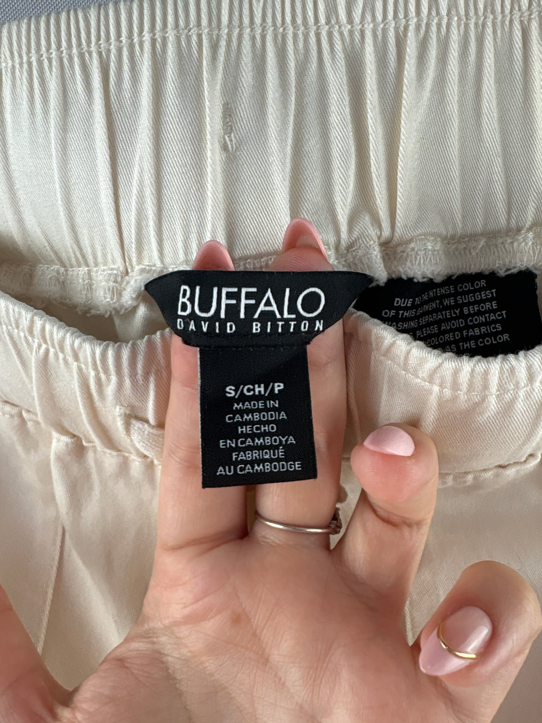 Women’s Buffalo David Bitton Small Cream Joggers