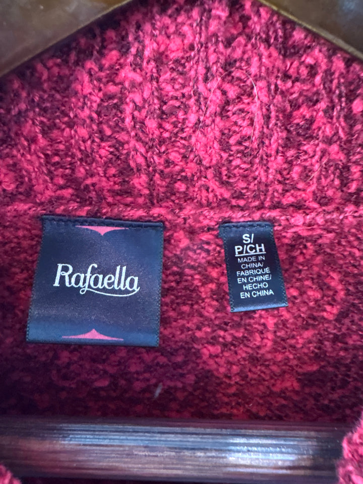 Women’s Rafaella Small Cherry Red Turtleneck Sweater