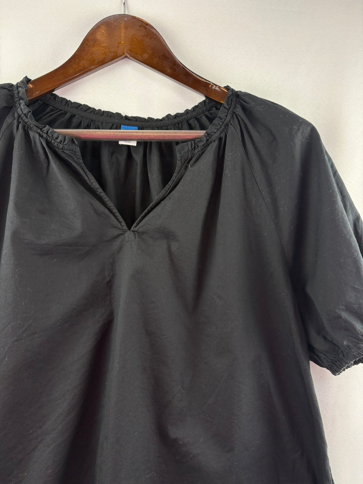 Women’s Old Navy Medium Black Short Sleeve Blouse