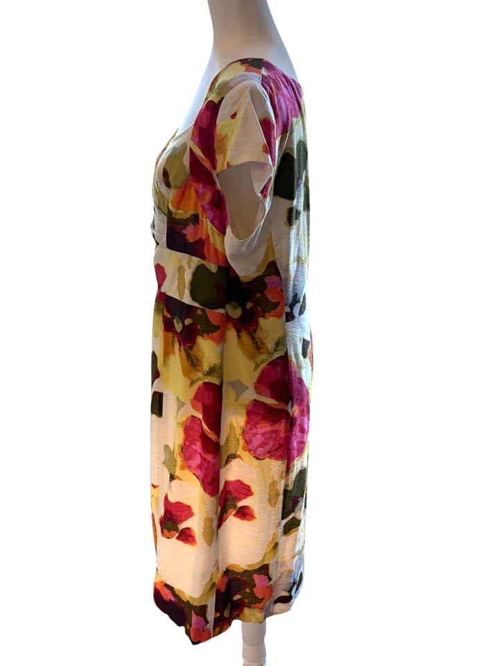 Isabella DeMarco Tahari Levine Colorful Sweetheart A-Line Party Dress Size 14