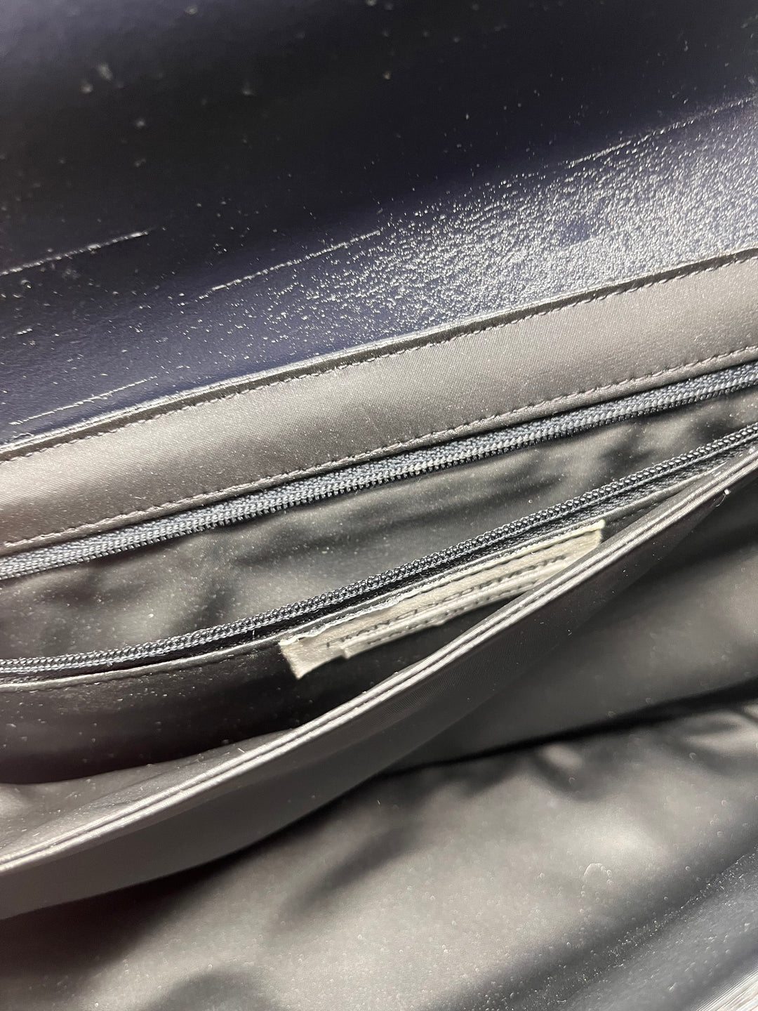 Francesco Biasia Black Leather Shoulder Bag Made in Italy