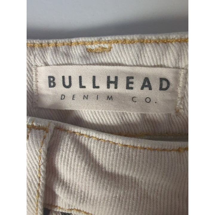 Women's Bullhead Denim Co. High rise white and grey patterned shorts size 7