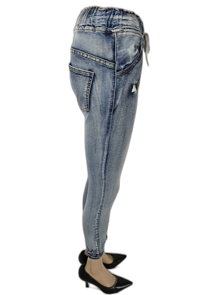 Women Fashion Jeans Jogger Jeans Blue Size Medium