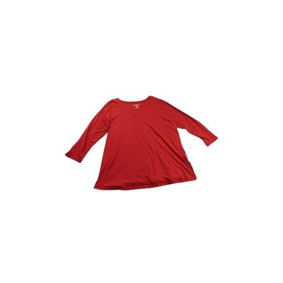 Women's Roaman's Red Cotton T-Shirt - Size 2X