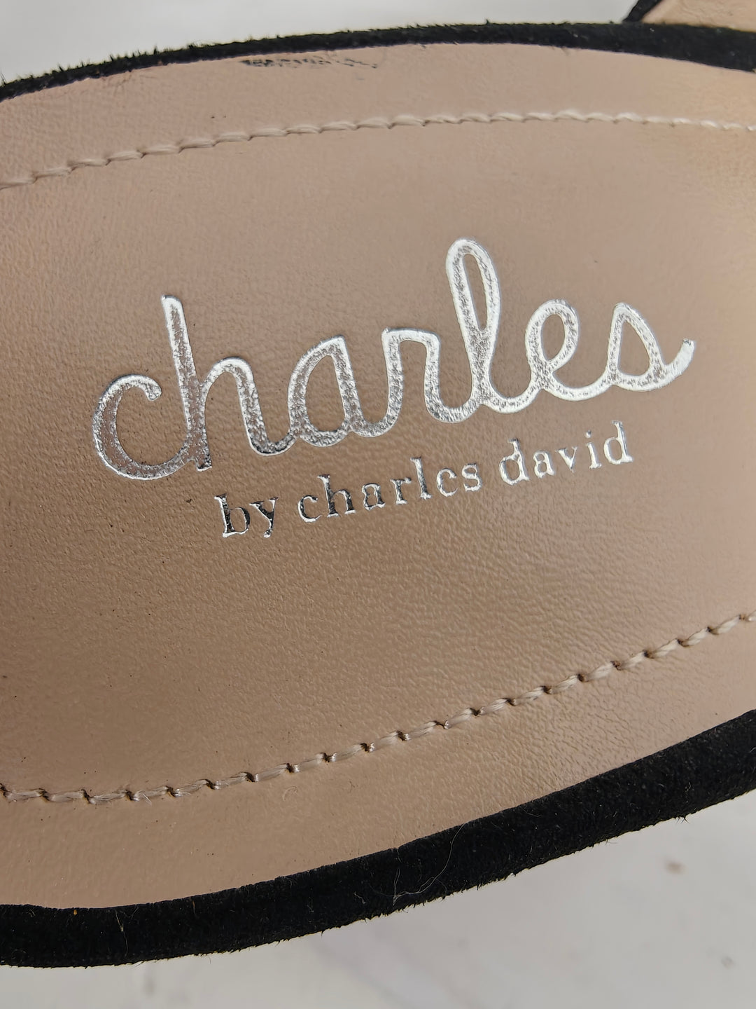 Womens Charles by Charles David Wedge Sandals Black Size 9.5