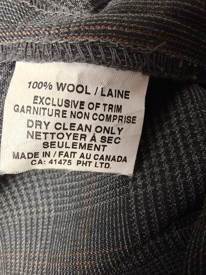 Women Cambia Dress Pants Gray Plaid Size 10