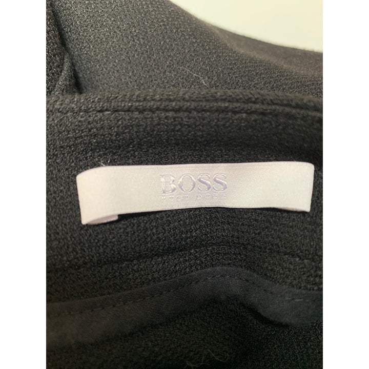 Hugo Boss Womens Black Tailored Trousers Size 38