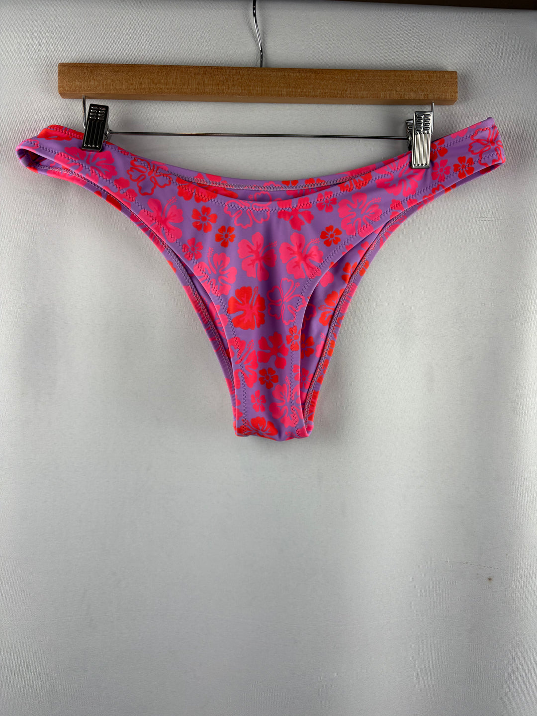 Women’s KuLani Kinis XL Purple & Pink Floral Bikini w/ Coverup