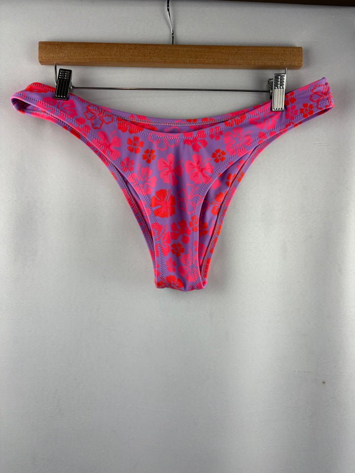 Women’s KuLani Kinis XL Purple & Pink Floral Bikini w/ Coverup