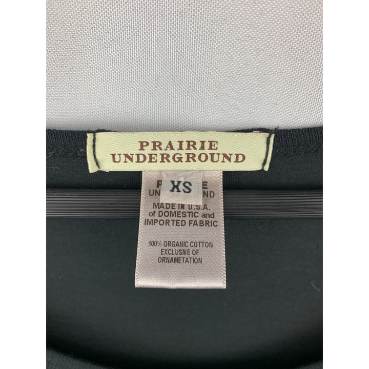 Women’s Prairie Underground Black Low High Shirt Size XS