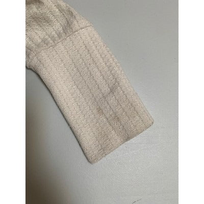 Women's Chaser White Long Sleeve Shirt with Buttons - Size S