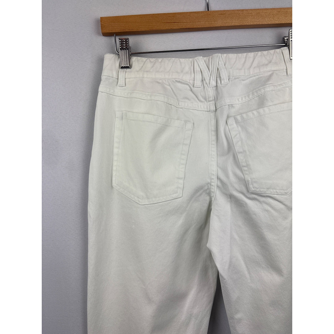 Women’s Isaac Mizrahi Live! Size Petite 4 White Jeans