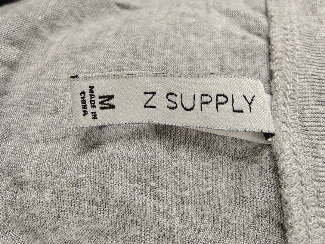 Women Z Supply Swing Tank Top Gray Medium