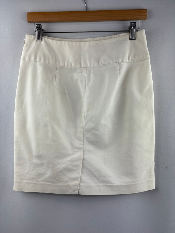 Women’s Banana Republic Size 6 Off White Pencil Skirt