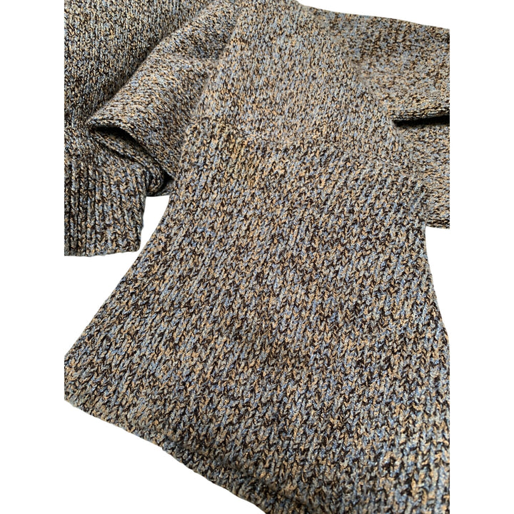 Jones New York Collection Womens XL Brown & Gray Knit Sleeveless Top & Cardigan Set