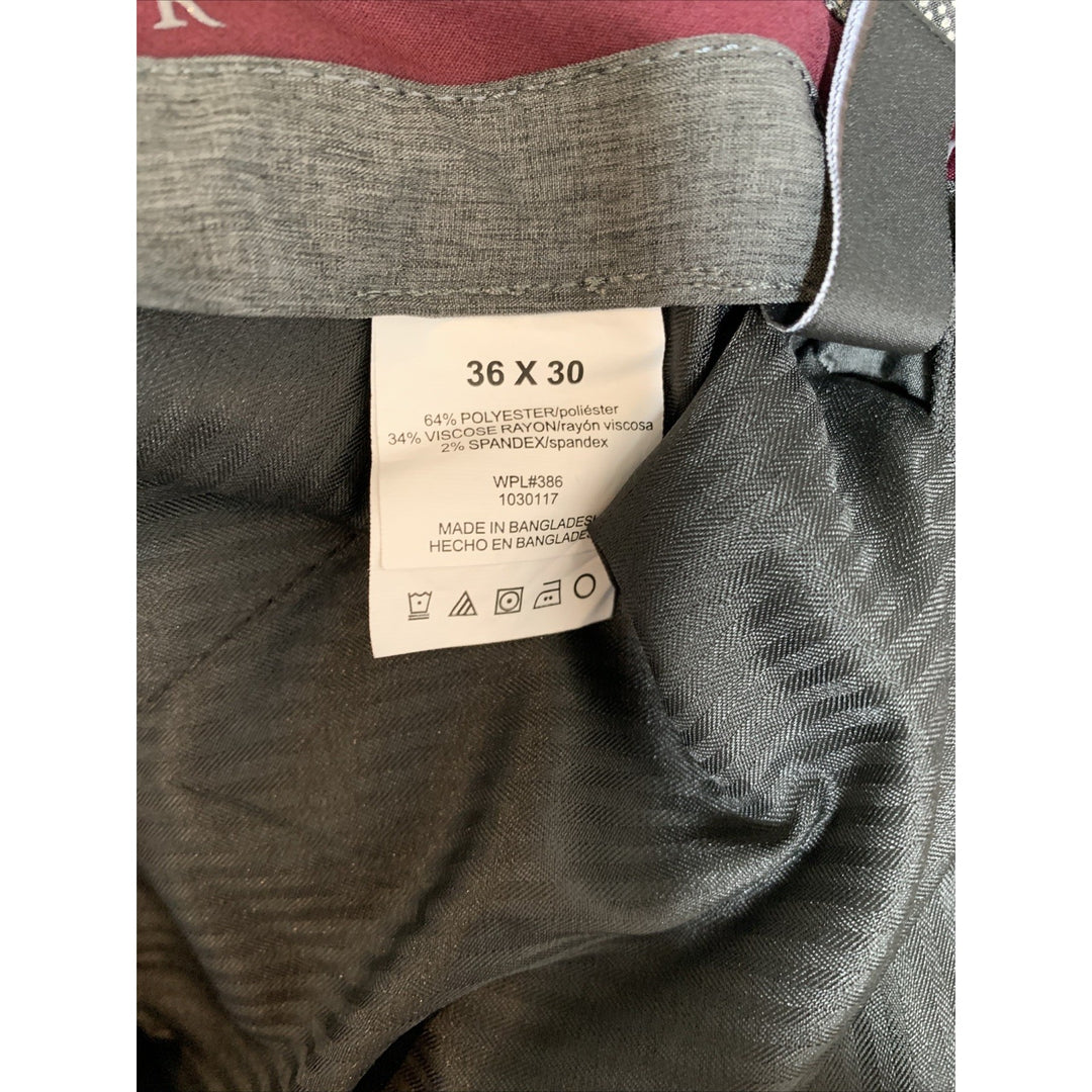 Men’s Hagger Grey Suit Pants - Size 36x30