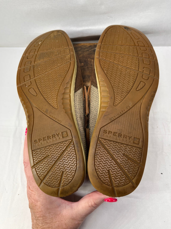 Sperry Top-Sider Speedy Boat Shoes Women's Leather Slip-On Comfort Casual Loafers Size 9