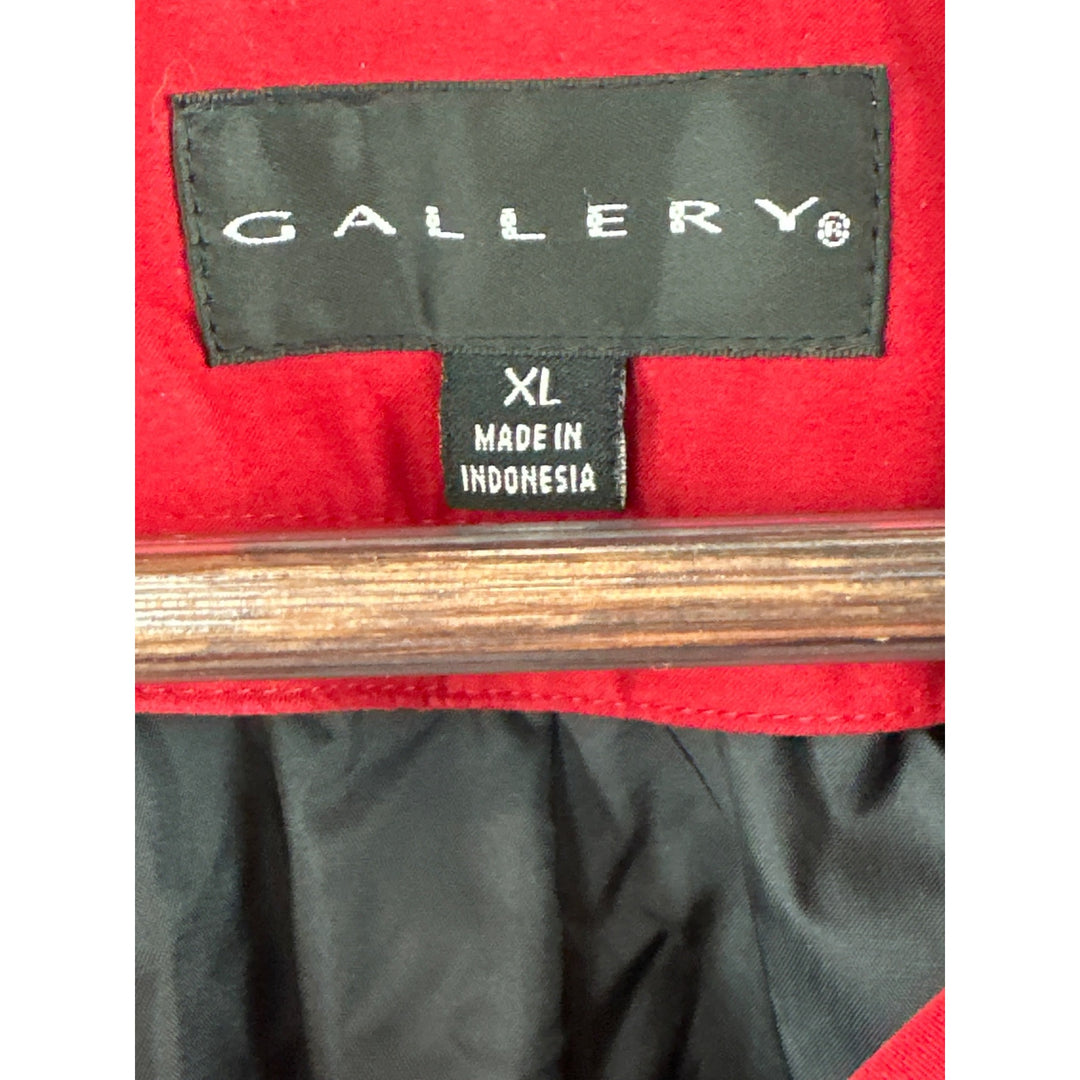 Women’s Gallery Trench coat Red Size XL