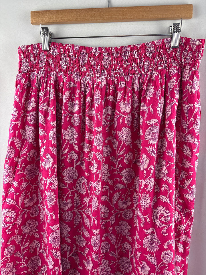 Women’s Destination 365 Large Hot Pink Paisley Maxi Dress