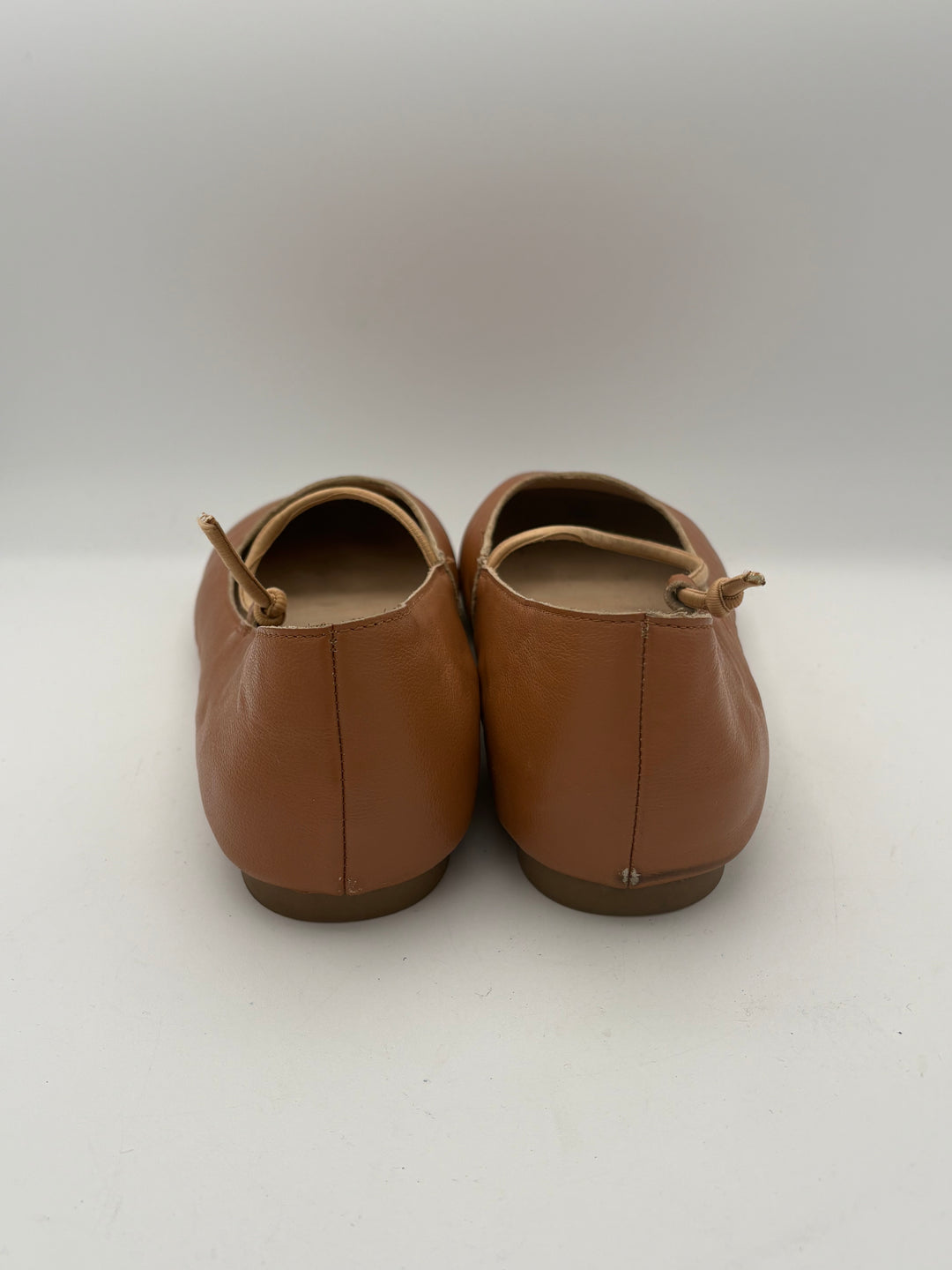 Women’s Empress Size 8.5 Burnt Orange Leather Ballet Flats