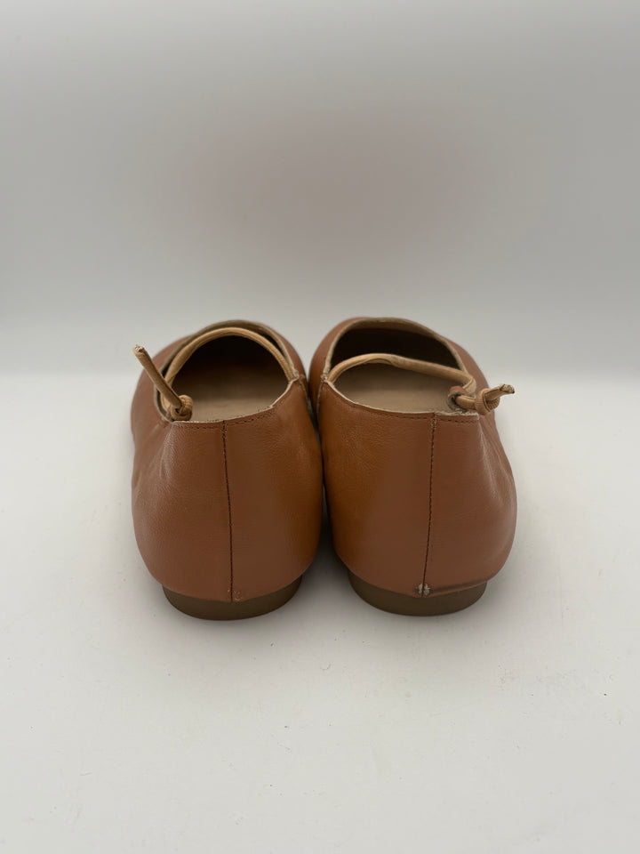 Women’s Empress Size 8.5 Burnt Orange Leather Ballet Flats