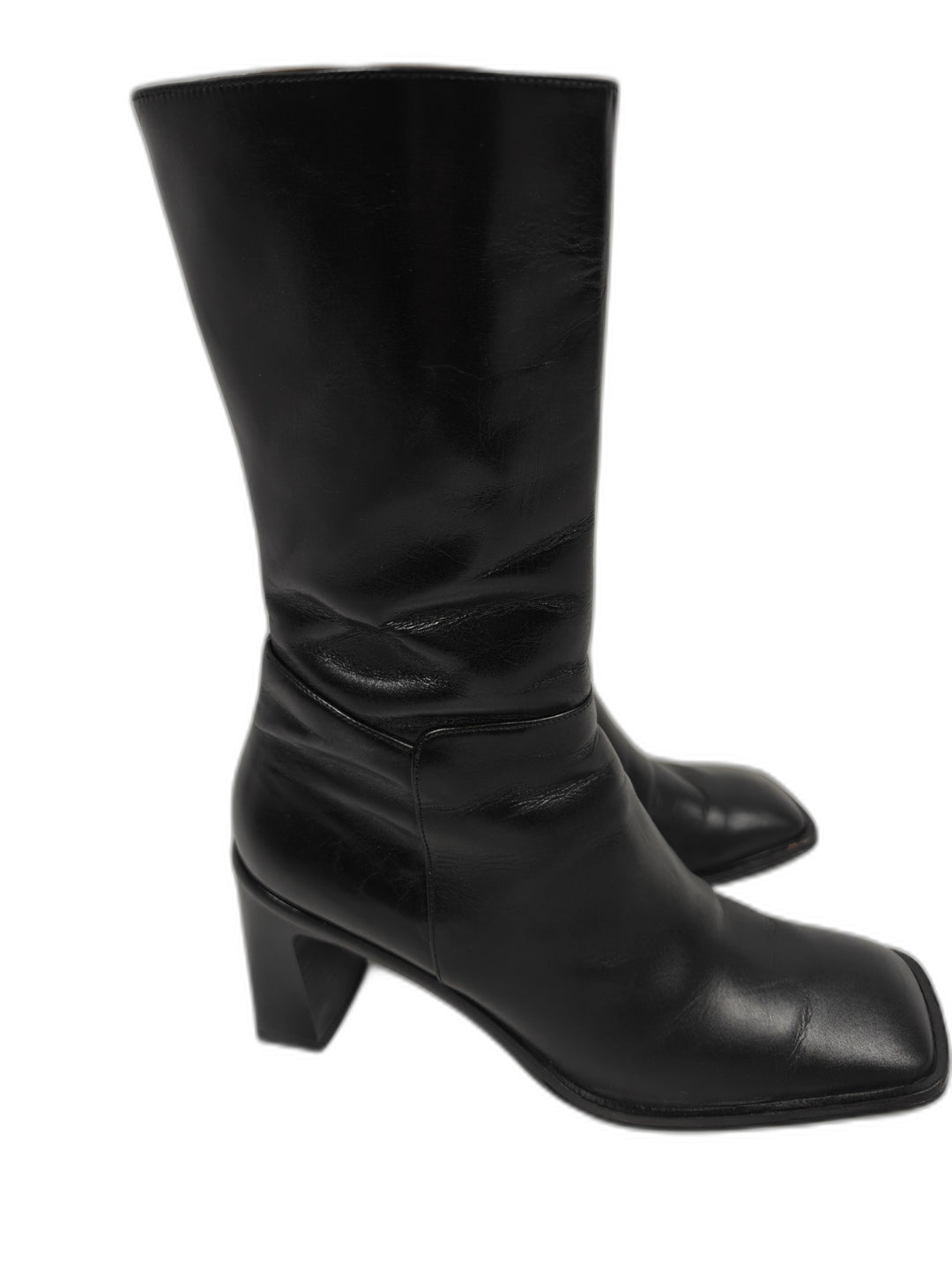 Women Paul Green Knee High Boots Black 7.5
