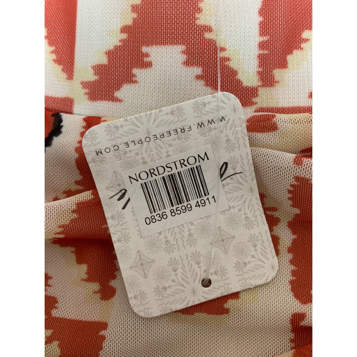 Nordstrom Geometric Print Ruched Skirt Medium