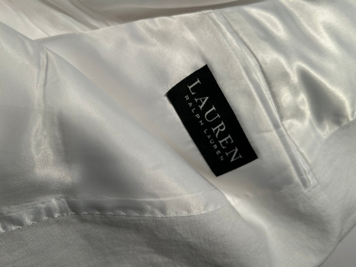 Lauren Ralph Lauren Men’s White Linen Suit 46R Jacket 40x30 Pants UltraFlex NEW!