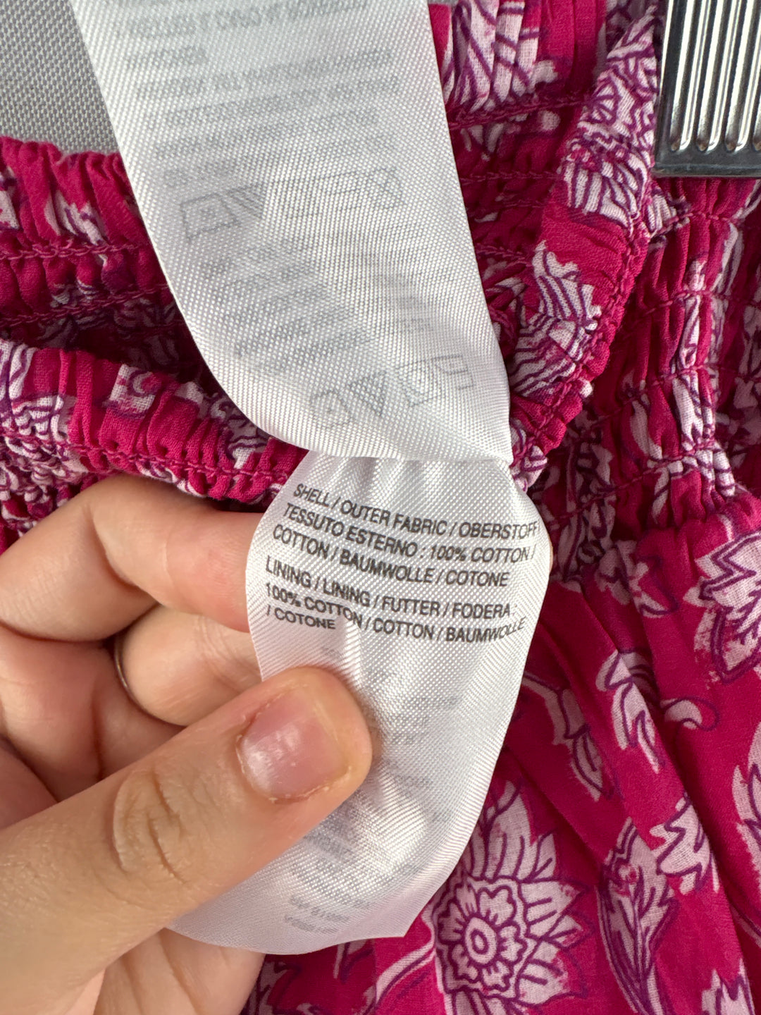 Women’s Destination 365 Large Hot Pink Paisley Maxi Dress
