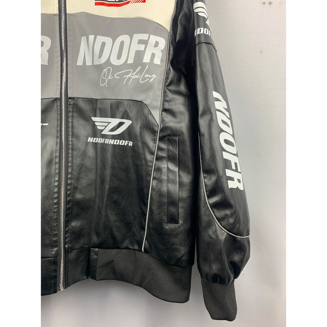 Women’s Ndofrndofr Black Leather Jacket Size L