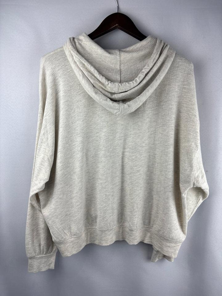 Women’s American Vintage XS/S Cream Zip Hoodie